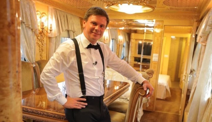 Дмитро Комаров показав VIP-вагон у поїзді Київ-Одеса, квиток у якому коштує 24 тисячі