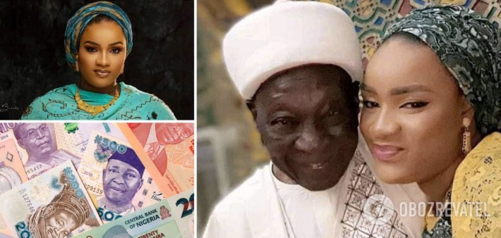90-річний африканець викупив 20-річну дівчину й одружився з нею. Фото і відео