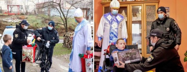 На Закарпатті 8-річний хлопчик прийшов у поліцію, щоб знайти Св. Миколая: просив інвалідний візок для брата