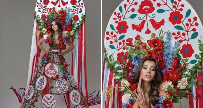 Українська модель показала національний костюм для конкурсу «Міс Всесвіт» (фото)