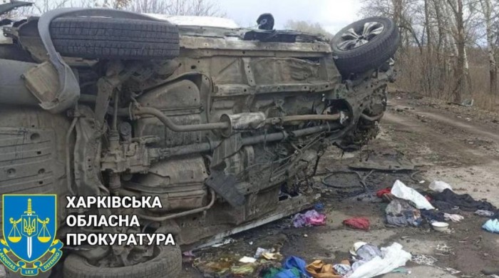 У Харківській області окупанти обстріляли авто з родиною: не вижив ніхто