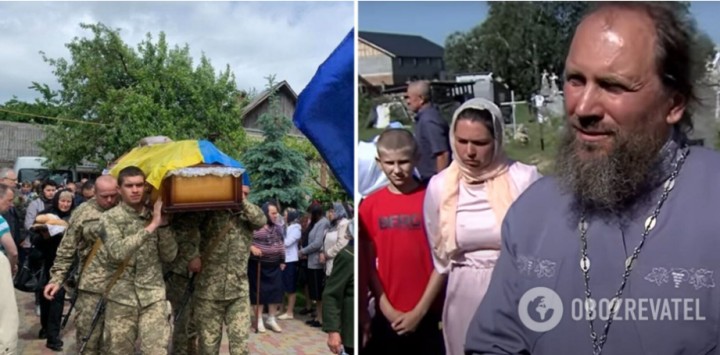 На Рівненщині священник УПЦ МП звинувачує родини загиблих у їхніх смертях і просуває російську пропаганду