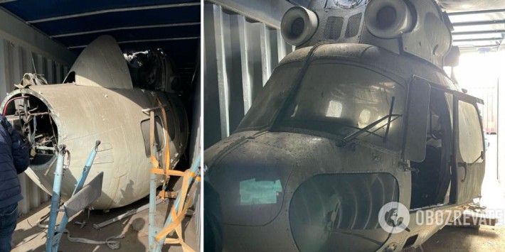 На Одеській митниці в контейнері знайшли гелікоптер Мі-2: він там із 2007 року