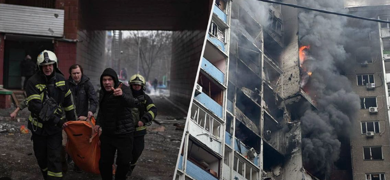 В ці хвuлuнu у центрі Києва горuть багатоповерхівка: люди вuстрuбують з вікон, є загuблі