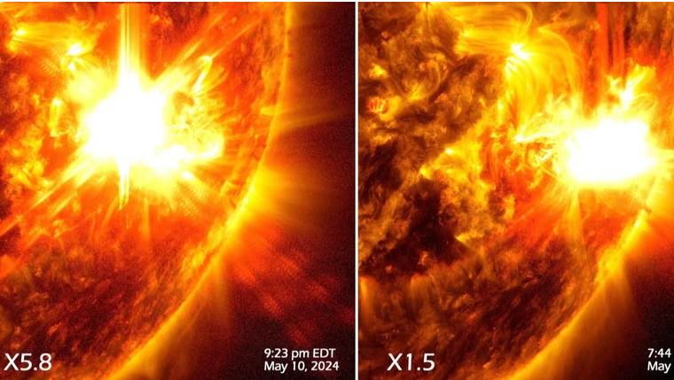 Вчені зафіксували на Сонці два потужні спалахи, які спричинила гігантська пляма