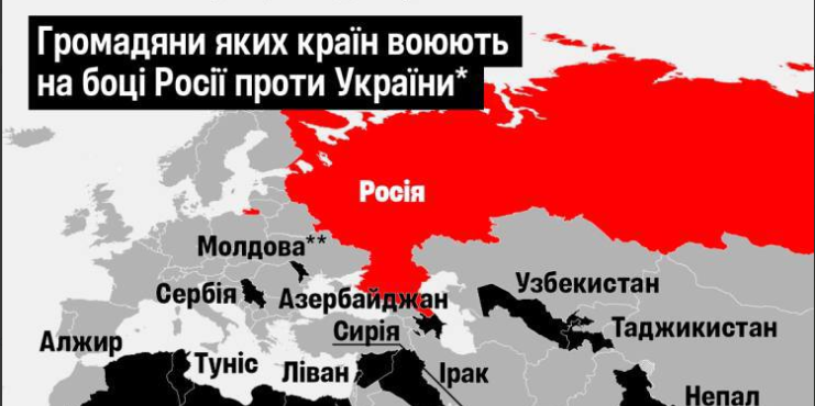 pociя вербує громадян мінімум 21 країни на вiй нy протu Українu, кого саме і як…