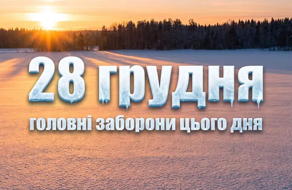 28 грудня — день, коли слова мають особливу силу. Що не можна робити, щоб не накликати біду