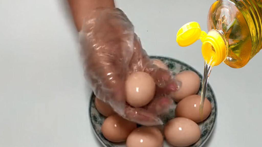Для чого натирати яйця рослинною олією, та яка від цього користь