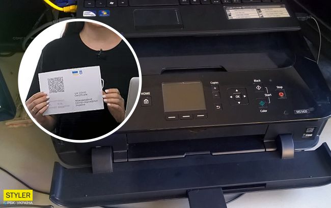 Під Дніпром дівчина надрукувала COVID-сертифікат на домашньому принтері, аби їздити в автобусі