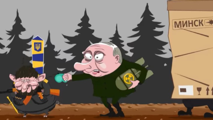 Прикордонники показали веселий мультфільм про невдале вторгнення Путіна до України — відео