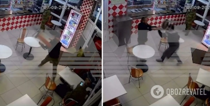 У Росії окупант, що повернувся з України, побив стільцем директора кафе: не оцінив його «подвиги». Відео