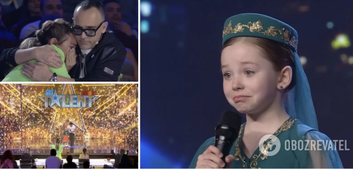 8-річна Злата Хоменко з України довела до сліз суддів на іспанському талант-шоу, розповідаючи про війну. Відео