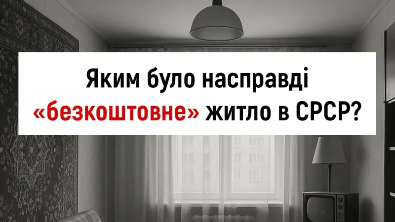 Убогі та тісні: як виглядали “безкоштовні” квартири в СРСР