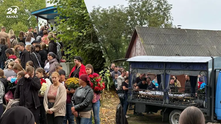 На Вінниччині прощаються зі школярами, у вбивстві яких підозрюють колишнього вчителя