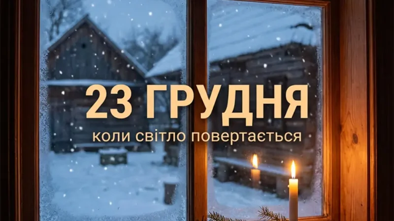 Не просто дата: чому 23 грудня вважають переломним днем зими