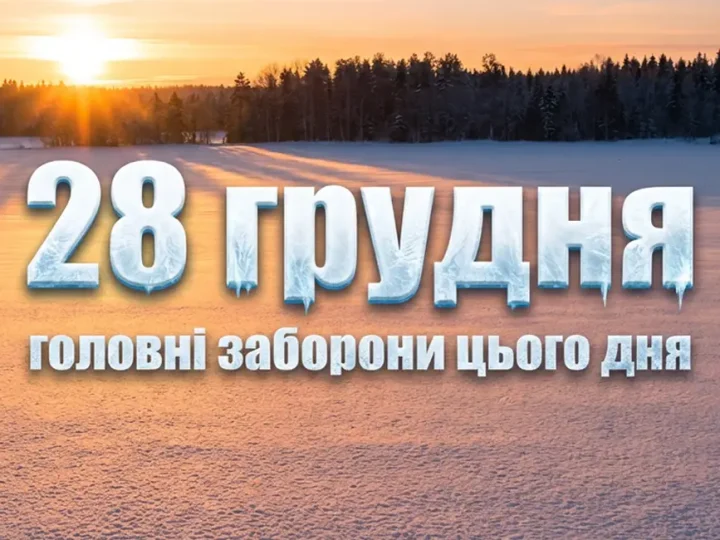 28 грудня — день, коли слова мають особливу силу. Що не можна робити, щоб не накликати біду