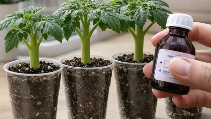 1 крапля — і розсада більше не витягується! Просте підживлення, яке реально працює