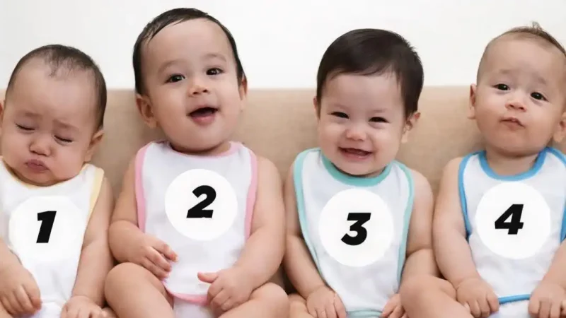 Перевірте себе: який із цих чотирьох малюків — дівчинка? Ваш вибір розповість усе про ваш характер