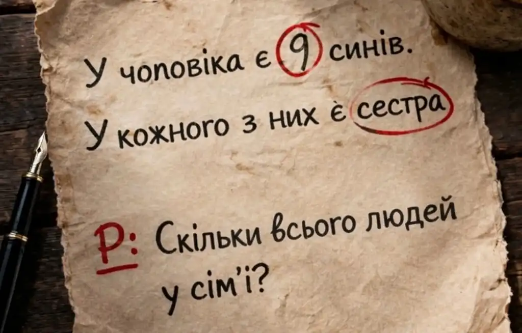 Задача, яка збиває з пантелику: скільки людей у сім’ї насправді