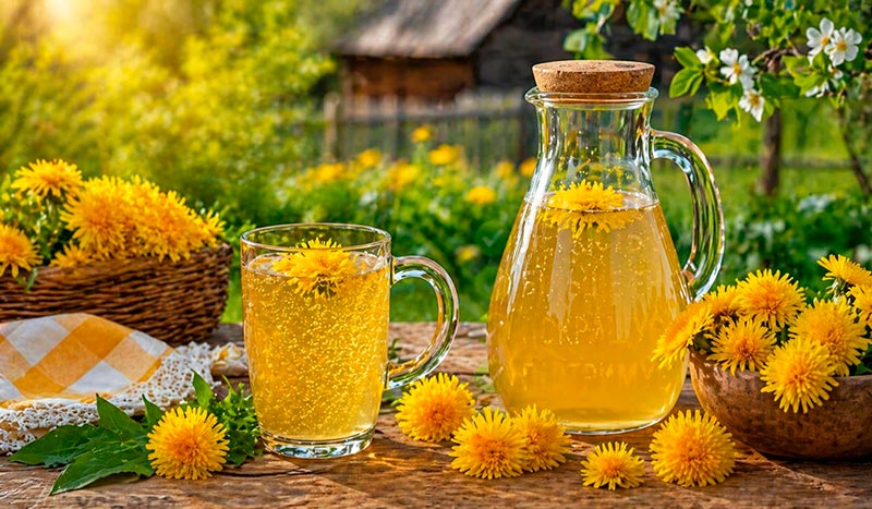 Квас із квітів кульбаби: У сезон готую по 100 пляшок — і все одно не вистачає!