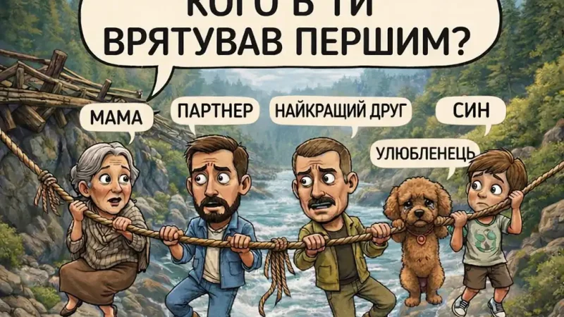 Кого ти врятуєш першим — і що насправді стоїть за цим вибором