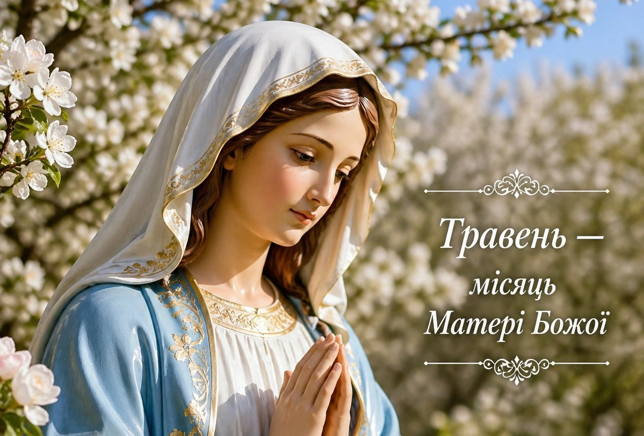 Травень – це місяць, який присвячений Богородиці