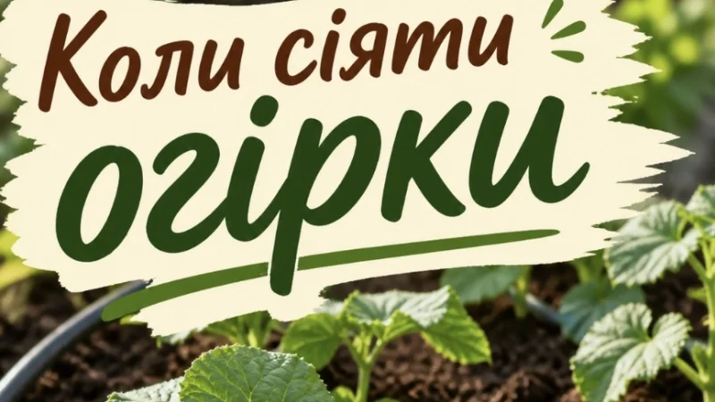 Посадка огірків за місячним календарем. Будуть радувати врожаєм до осені