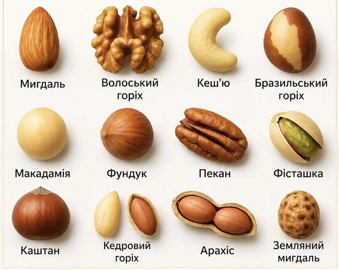 Оберіть горіх і дізнайтеся, хто ви — ледар чи трудоголік