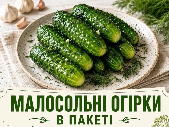 Малосольні огірки в пакеті — готую так уже третє літо поспіль