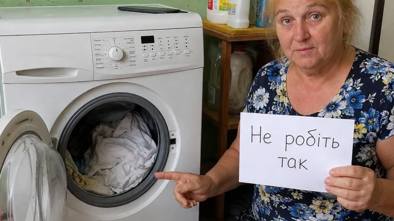 Чому не варто складати брудні речі в пральну машину заздалегідь