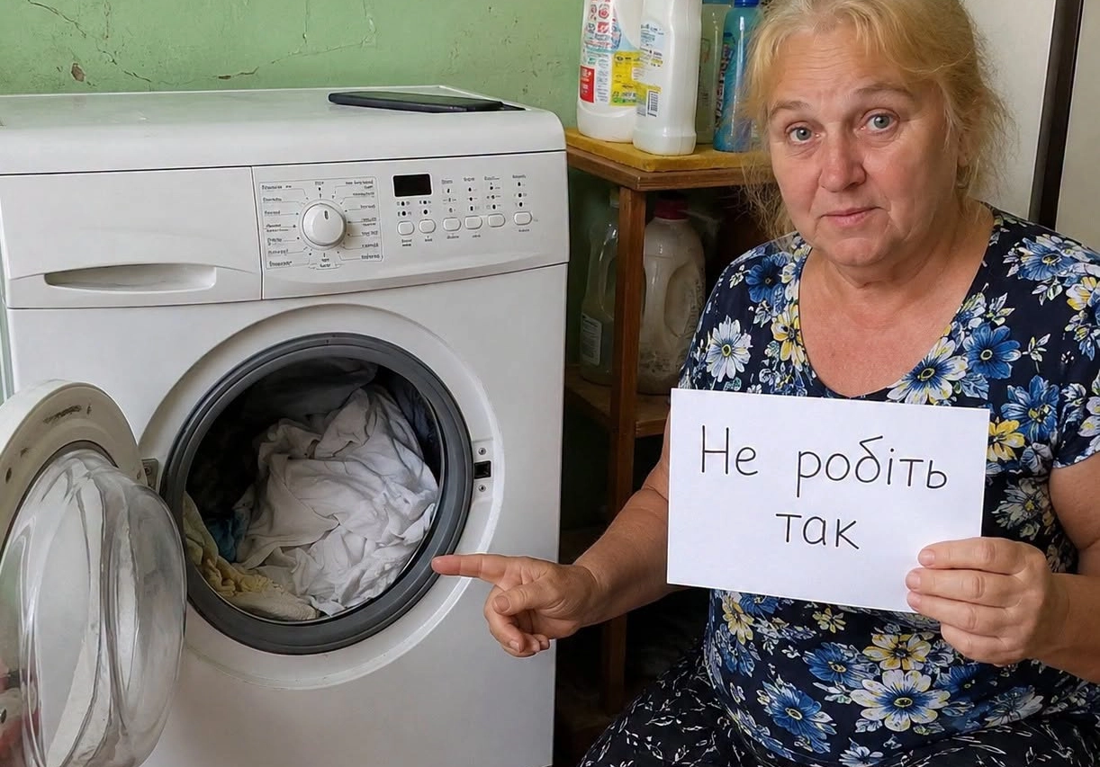 Чому не варто складати брудні речі в пральну машину заздалегідь