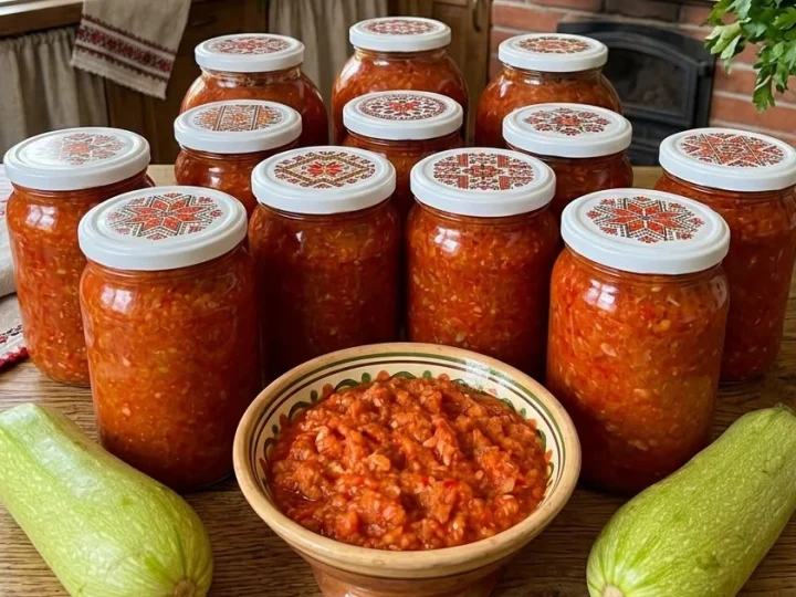 Аджика з кабачків, яку закриваю щороку десятками банок