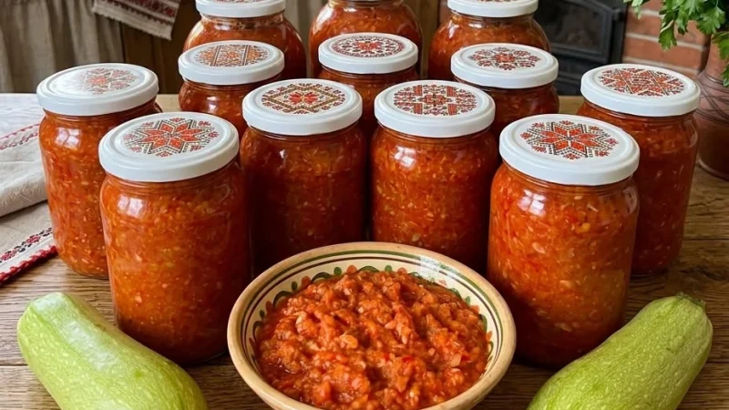 Аджика з кабачків, яку закриваю щороку десятками банок