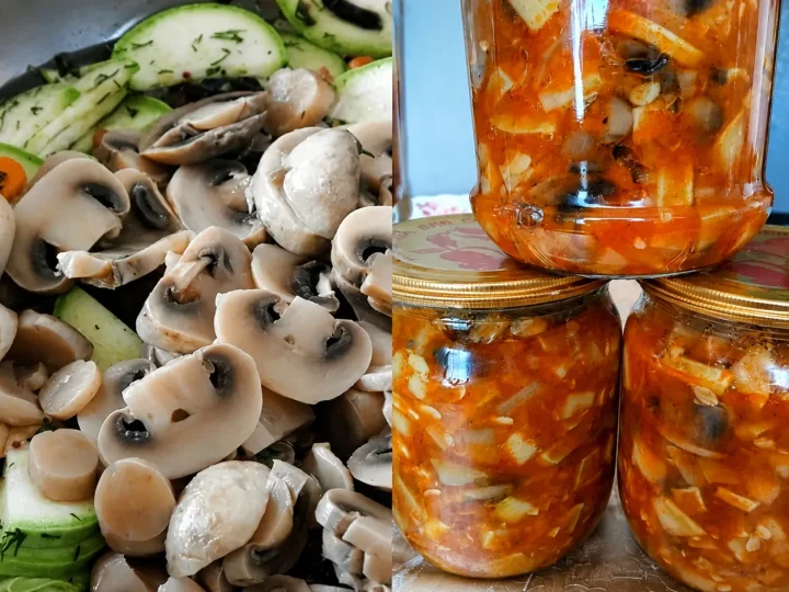 3 кг кабачків, 1 кг печериць! Кабачки з печерицями на зиму – взимку такий салат №1