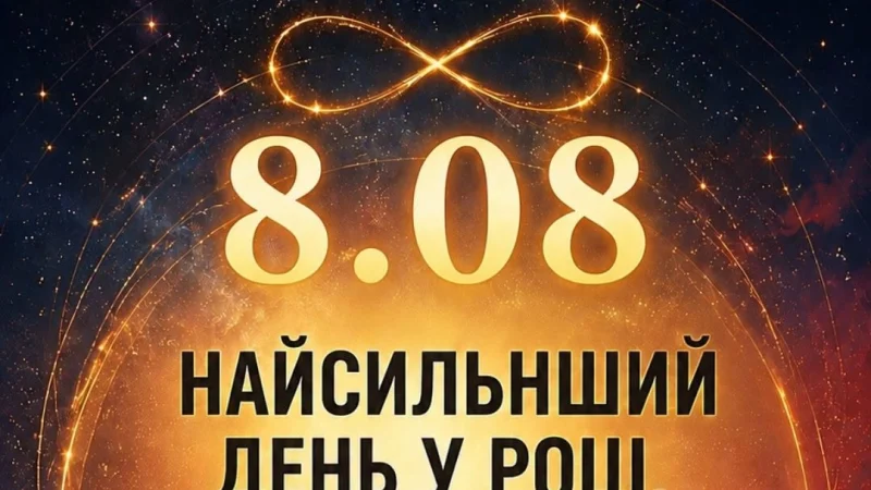 Сьогодні 8.08 — особливий день сили! Загадайте ці 8 бажань, поки день не закінчився