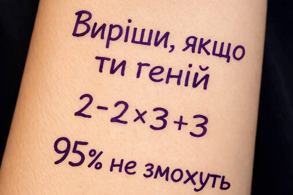 Лише одиниці знаходять правильну відповідь за 10 секунд! Спробуйте розв’язати цей приклад без калькулятора