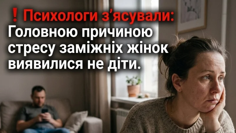 Основне джерело стресу заміжніх жінок — не діти, а чоловіки: що кажуть дослідження