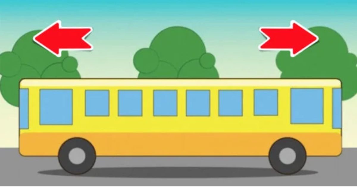 У якому напрямку рухається автобус? Ця проста дитяча головоломка виявилася не під силу багатьом дорослим!