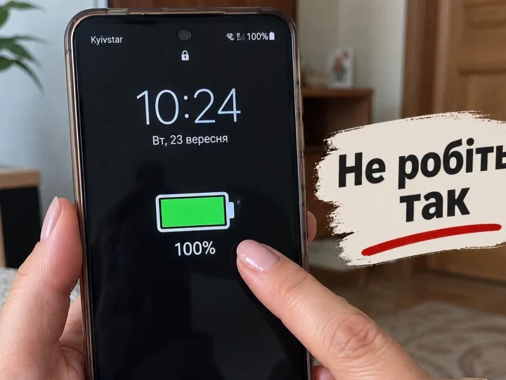 Телефон ледве доживає до вечора? Ось як правильно заряджати смартфон, щоб батарея довше тримала заряд